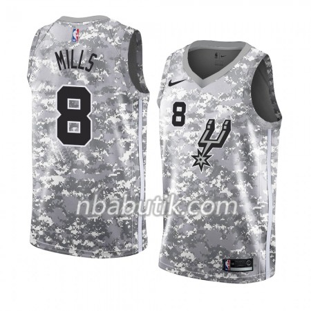 NBA Mænd Trøje San Antonio Spurs Patty Mills 8 2018-19 Nike Grå Swingman